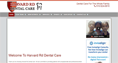 Desktop Screenshot of harvardrddentalcare.com